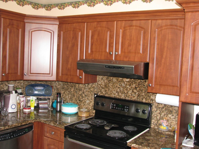 Cabinet Refacing example